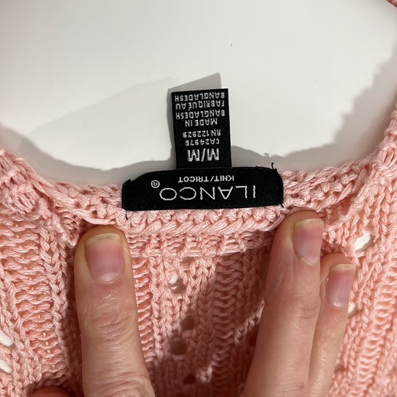 [M] ILANCO Pink Sleeveless Knit - Picture 4 of 4